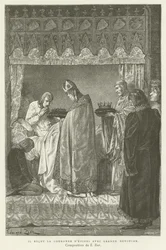 He Received the Crown of Thorns with Great Devotion