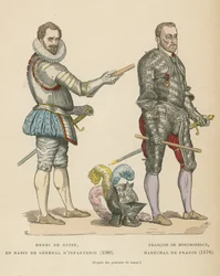 Henry I, Duke of Guise and Francois de Montmorency, Marshal of France