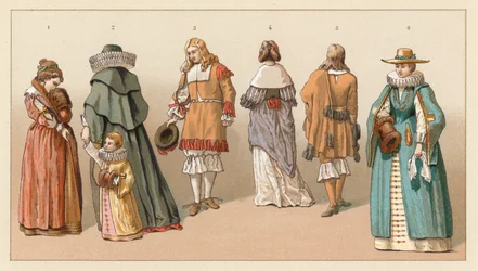 Holland XVIIth Cent Costume
