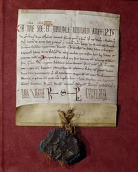 Homage to King Philip II from Simon de Montfort for the territories confiscated from Raymond VI c.1216