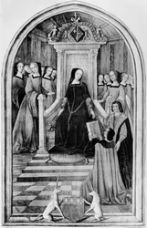 Homage to Louise de Savoie (1476-1531) at Amiens in 1518, from 