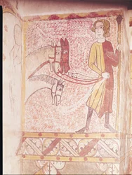 Horseman Holding the Reins of Three Horses