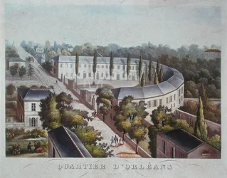 Housing project in the Quartier Orleans, rue Halle, c.1840-50