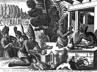 How the Natives of New Spain Prepared Cacao for Chocolate