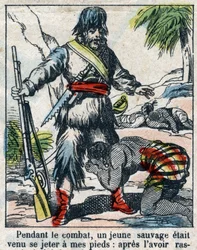 Illustration for the book of Daniel Defoe 