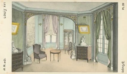 Illustration from interior design product catalogue from A R & Cie, France