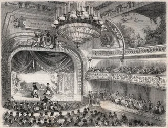Inauguration of the theatre of the city of Vichy on July 2
