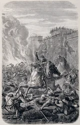 Invasion and Looting of Rome by Alaric I, King of the Visigoths 410 - in 