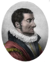 Portrait of Jean Passerat (1534-1602), English Political Satirist and Poet - Engraving