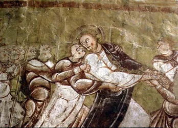 Judas Kissing Christ (detail)