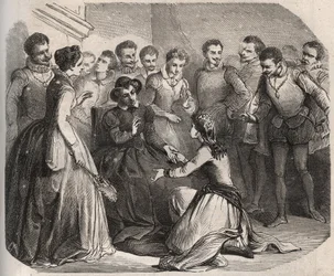 Julita Guagnini Asked Queen Catherine de Medici (1519-1589) to Take Her to Her Service. She Became the Lover of Louis de Bussy d
