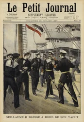 Kaiser Wilhelm II of Germany injured on board his yacht, 1897