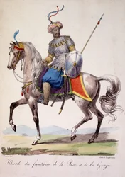 Khurde warrior of the borders of Persia and Georgia, early 19th century