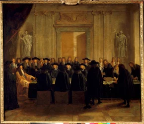 King Louis XIV Holding the Seals