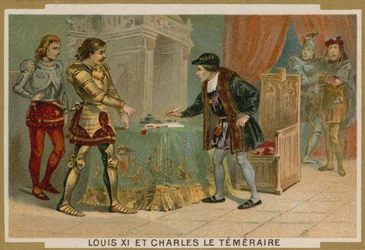 King Louis XI of France and Charles the Bold, Duke of Burgundy