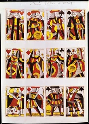 King, Queen and Jack playing cards