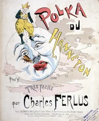 La Polka du Hanneton, by Charles Ferlus - sheet music cover, late 19th century