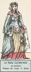 Queen Clemence of Hungary, Wife of Louis the Headstrong