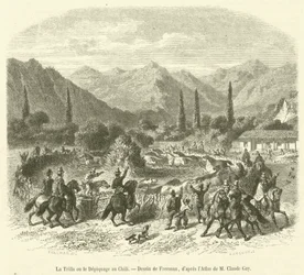 Threshing in Chile