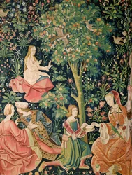 The Noble Life: Gallant Scene, c.1500