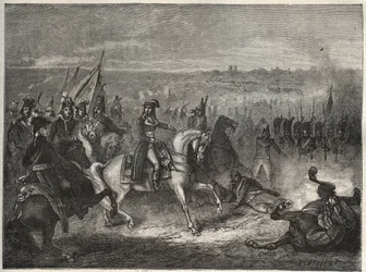 The Battle of Lonato: in his Italian campaign, Napoleon defeats the Austrians under Wurmser, forcing them to retreat to Mantua. Also called the Second Battle of Castiglione. 3 August 1796. New National Encyclopedia by Maurice La Châtre.