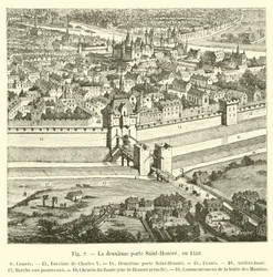 The Second Saint-Honoré Gate, in 1450