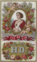 Label for linen thread