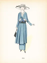Ladies fashion, 1914