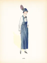 Ladies fashion, 1915