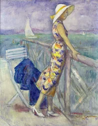 Lady by the Beach