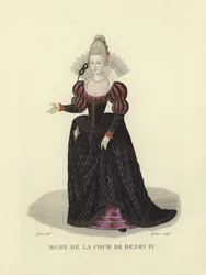 Lady of the court of Henry IV of France