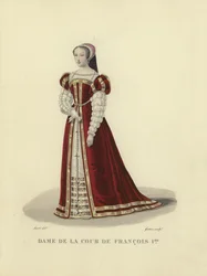 Lady of the court of King Francis I of France