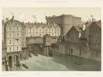 The Petit-Châtelet and Petit-Pont, 1717