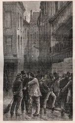 Les Posters - the people of Paris wake up to find public notices on all the walls informing them of the Coup d