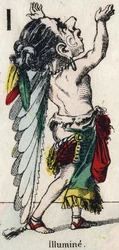 Letter I: Light Up. Engraving in "Comic Alphabet". New Epinal Imaging. Lithography Pinot et Sagaire, between 1860 and 1888