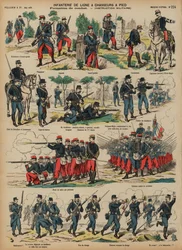 Line infantry and chasseurs of the French Army