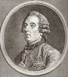 Louis César de La Baume Le Blanc, Duc de Vaujours, Duc de La Vallière, 1708-1780. French Nobleman, Bibliophile and Military Man. From Les Heures Libres Published 1908