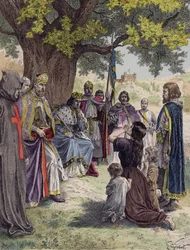 Louis IX of France Dispensing Justice Beneath an Oak Tree at Vincennes