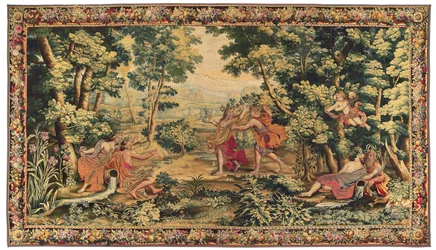 Louis XIV mythological tapestry, Gobelins or Beauvais, late 17th century