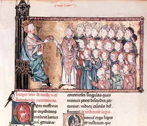 Louis X the Stubborn Giving the Charter to the Normans, from Le Grand Coutumier de Normandie