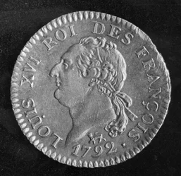 Louis dor depicting Louis XVI, 1792 (obverse)
