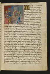 MS Hunter 252 014r Page from Cent Nouvelles Nouvelles, c.1461-62