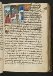 MS Hunter 252 066r Page from Cent Nouvelles Nouvelles, c.1461-62