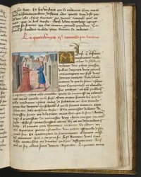 Page from Cent Nouvelles Nouvelles, c.1461-62