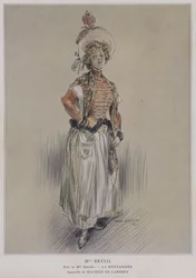 Mademoiselle Bresil as Mademoiselle Senedor in La Montansier