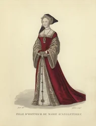 Maid of Honour of Mary Tudor, third wife of King Louis XII of France