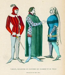 Male Costumes, 1360-1365