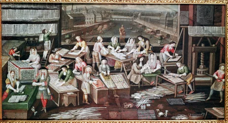 Manufacture of Playing Cards in a House in the Place Dauphine
