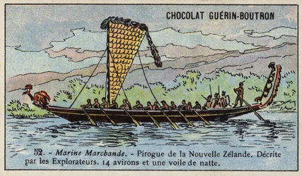 Maori Canoe, New Zealand