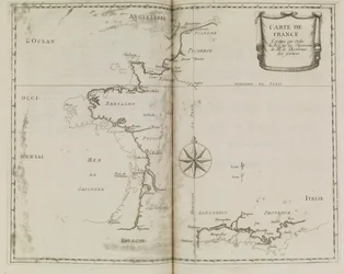 Map of France, c.1693